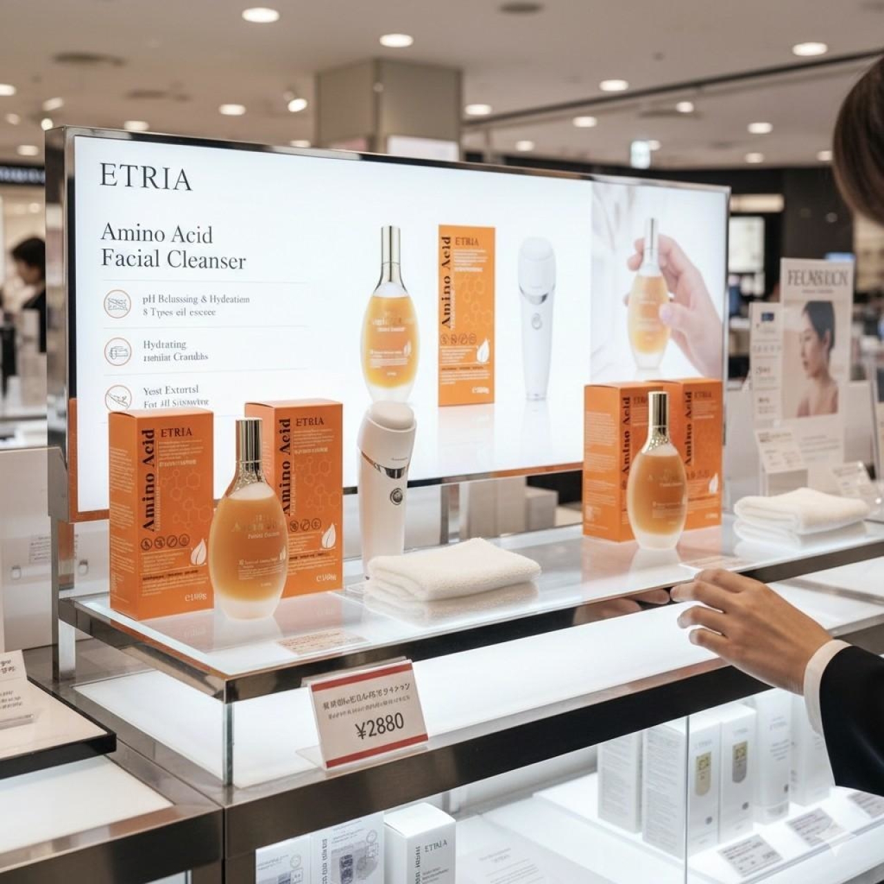 no L-素顏自帶濾鏡的秘密-ETRIA 胺基酸母淨膚潔顏露