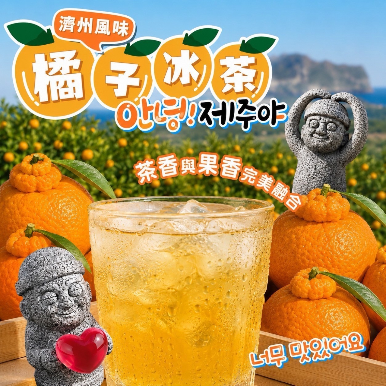 AA-🍊🌿 濟州島橘子冰茶 🌿🍊